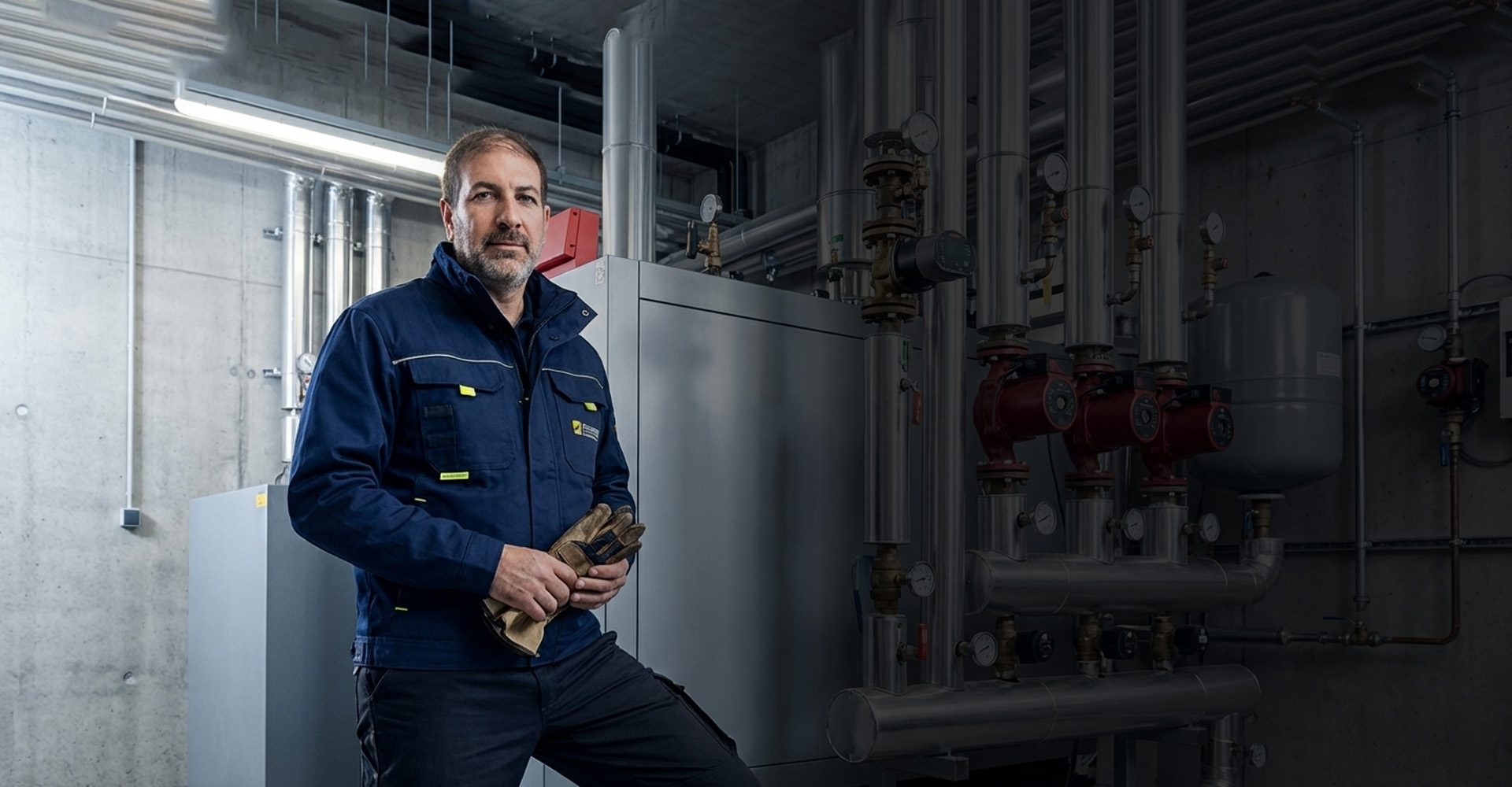 حسن کریمی رئیس گروه تاسیسات کریمی